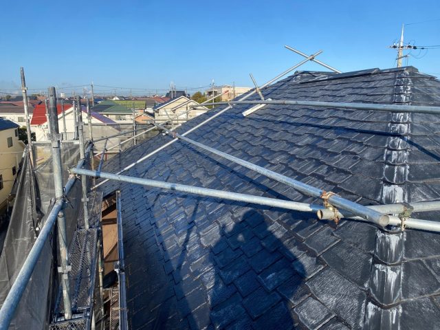 三木市の経年劣化したスレート